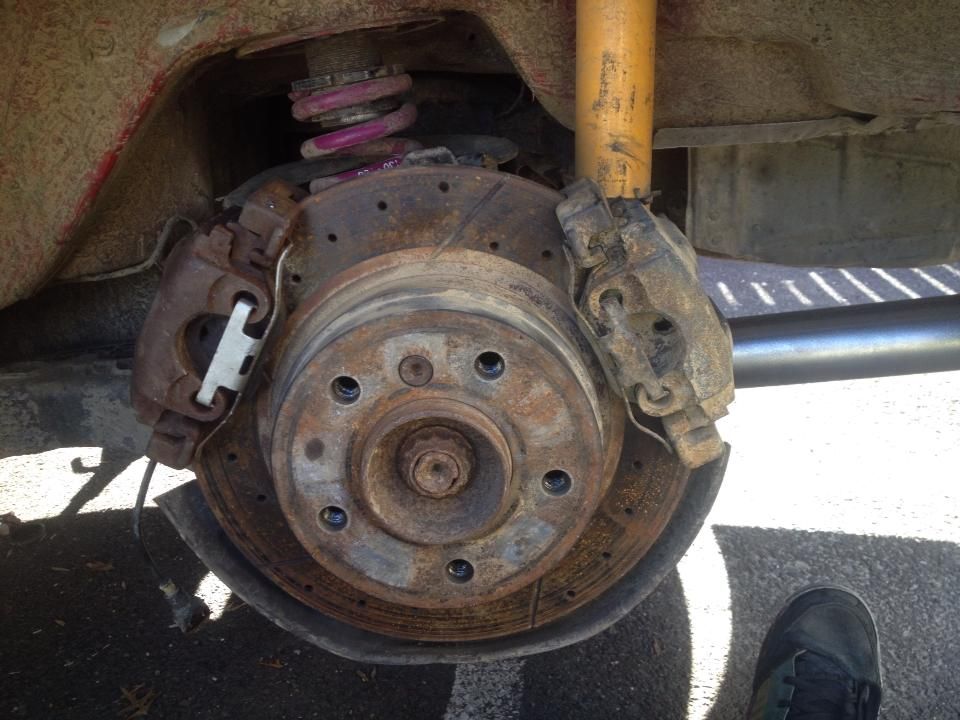 non m e36 dual caliper setup