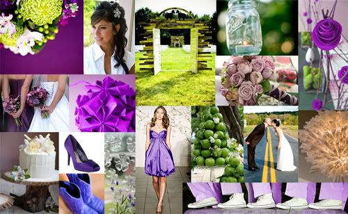 Dark purple's complimentary color wedding color theme Mi Mix 1