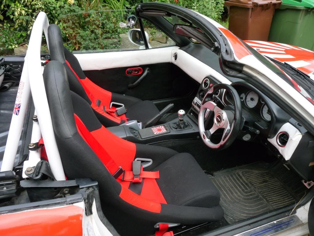 Cobra Bucket Seat And Harness Fitted Mazda MX 5 Miata