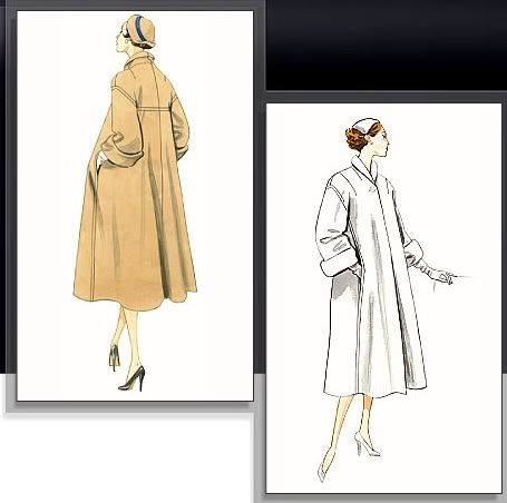 vogue coat pattern