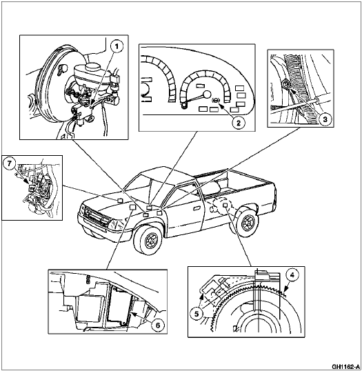 Rear AntiLock Brake ModuleLocated where on Ford 150 1997 Ford