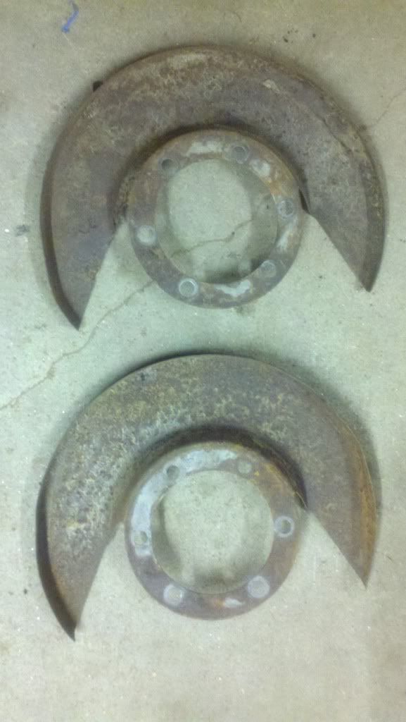 needed gm dana 60 front dust shields Pirate 4x4