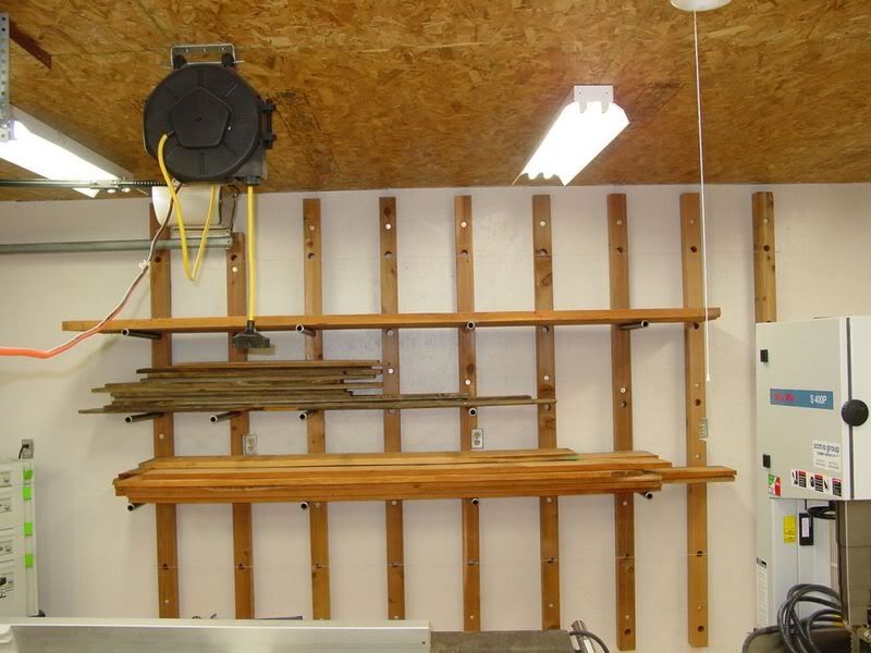 Lumber Storage Rack Ideas