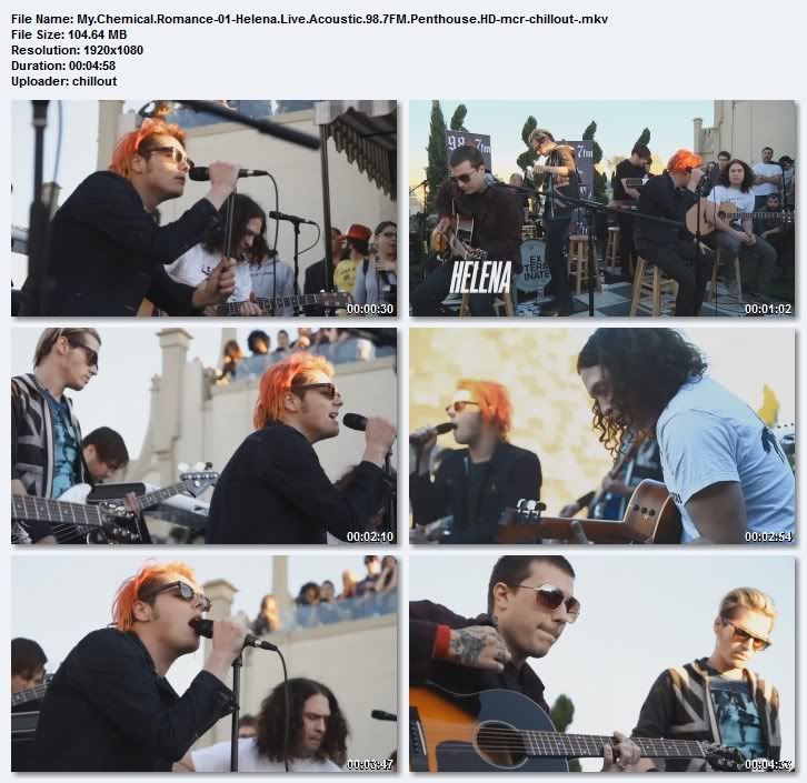 My Chemical Romance Live Acoustic 98.7FM Penthouse (2011 ...