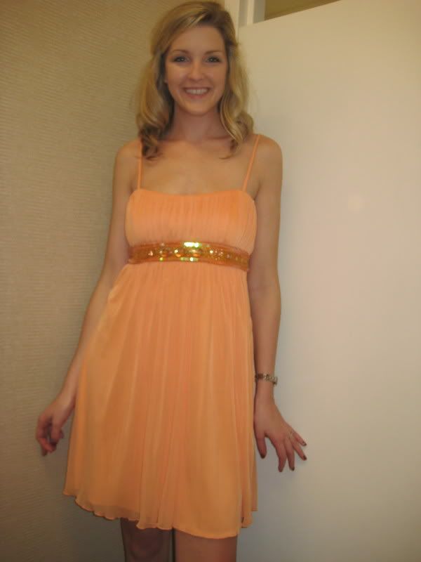 Re Orange and Aqua wedding colours MY BM dresses are orange I love them