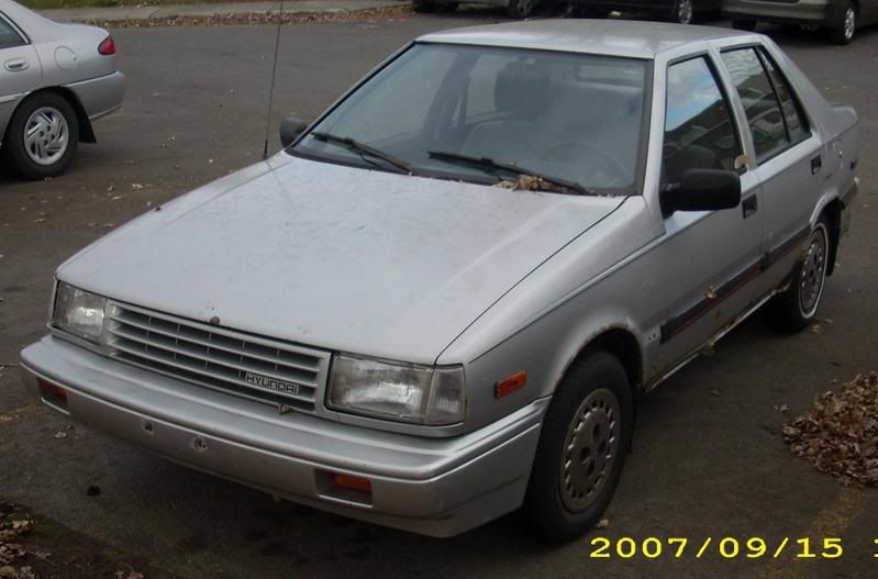 Hyundai Excel White