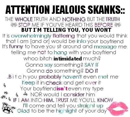 Quotes about jealous girls