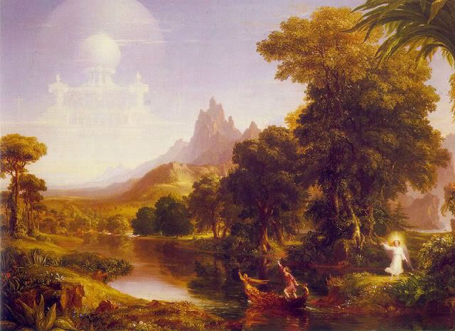 thomas cole journey of life. The Voyage of Life – Youth