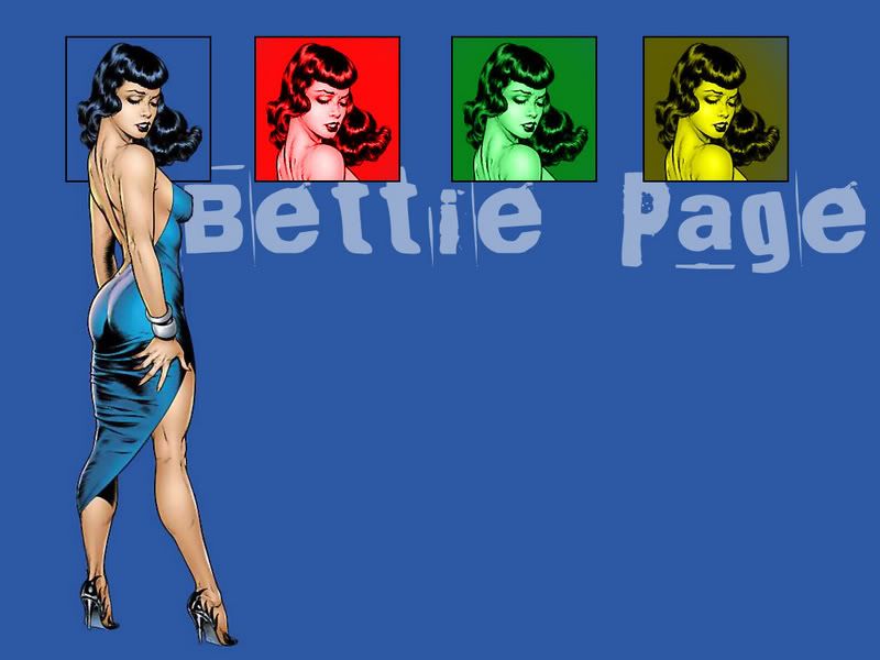 Bettie Page Wallpaper