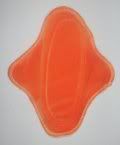 10" Orange Velour/Fleece Menstrual Cloth Regular -  2nd Lottery to Purchase