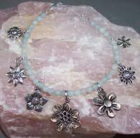 Amazonite Spring Flower Bracelet Amazonite Spring Flower Bracelet