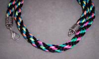 Black and Rainbow Cord Necklace Black and Rainbow Cord Necklace