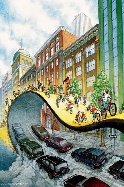 Critical Mass is a bicycling event typically held on the last Friday