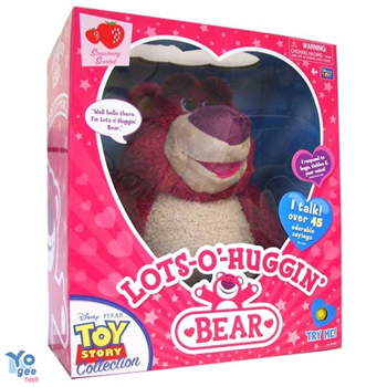 lots o huggin bear smells like strawberries