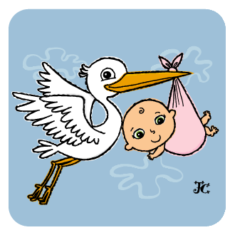 Stork n baby