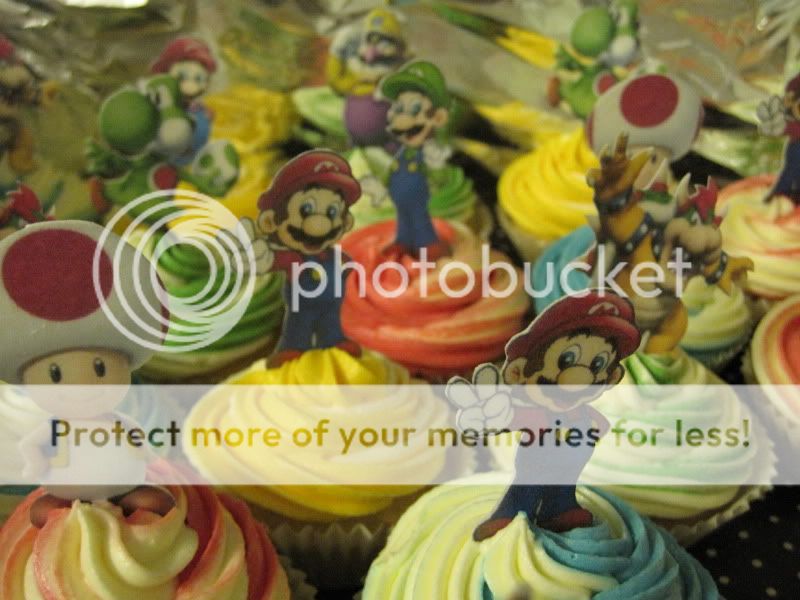 12 Care Bear Edible Standing CupCake Decorations DIY SET*  