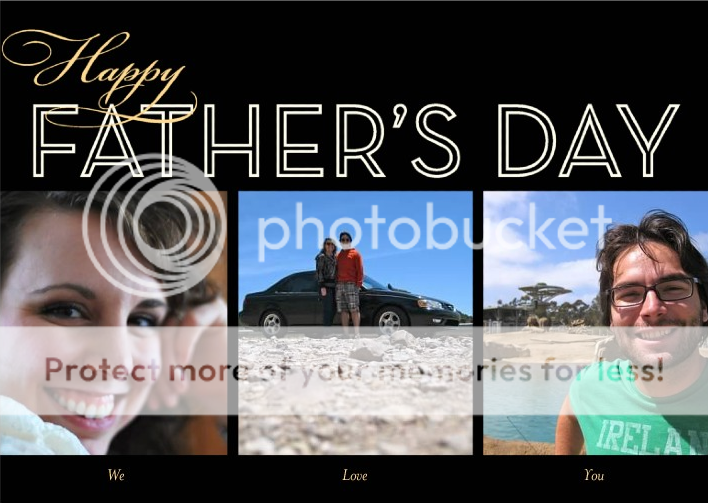 Personalized Photo Fathers Day Card