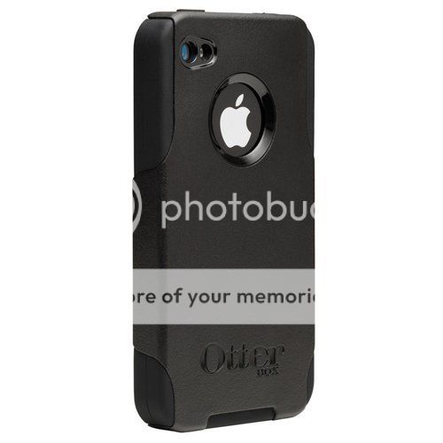 OTTERBOX COMMUTER CASE for APPLE iPHONE 4   BLACK  