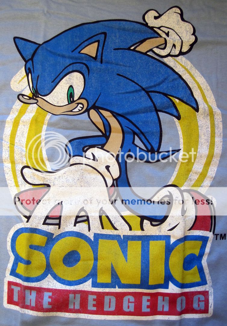 Sonic Hedgehog Sega Video Game Cartoon T Shirt Hat Cap  