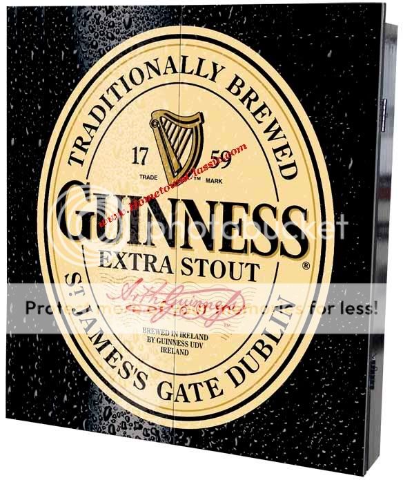 Guinness Beer Irish Pub Bar Sign Dart Board Keychain