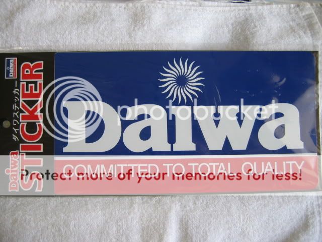 Daiwa. DAIWA STICKER big size NIP.  