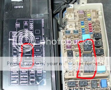 What is the HEAD fuse and the ST fuse? - RX8Club.com 05 mazda rx 8 fuse box 