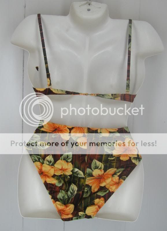 VENUS colorful hawiian print bikini 2 piece swimsuit M  